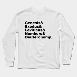 Torah (Pentateuch) Long Sleeve T-Shirt